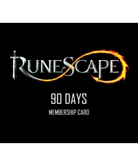 RuneScape 90-Day Prepaid Time Game Card Key EUROPE
